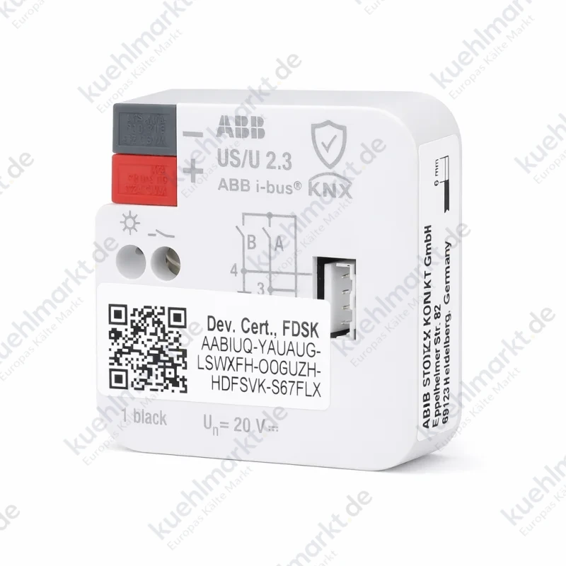 Abb Universelle Schnittstelle US/U 2.3 KNX mit zwei Kanälen 2CDG110308R0011