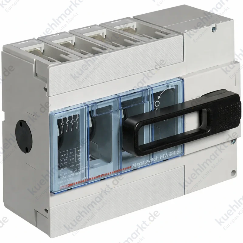 Bticino MEGASWITCH Standard-Trennschalter 4P 630A 690 Vac T7414WF/630