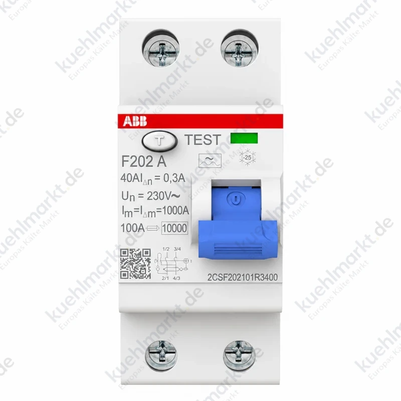 Abb FI-Schalter 2P 40A 300mA Typ A 2M F427829
