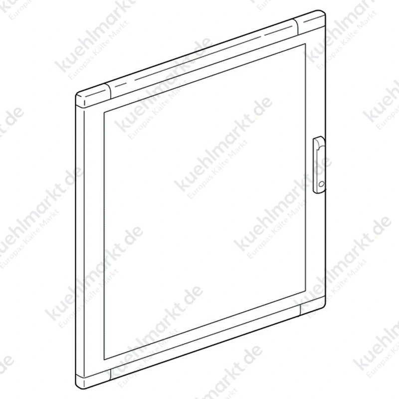 Bticino Glastür für SDX IP43 Wand- und Unterputzplatten 94530VE