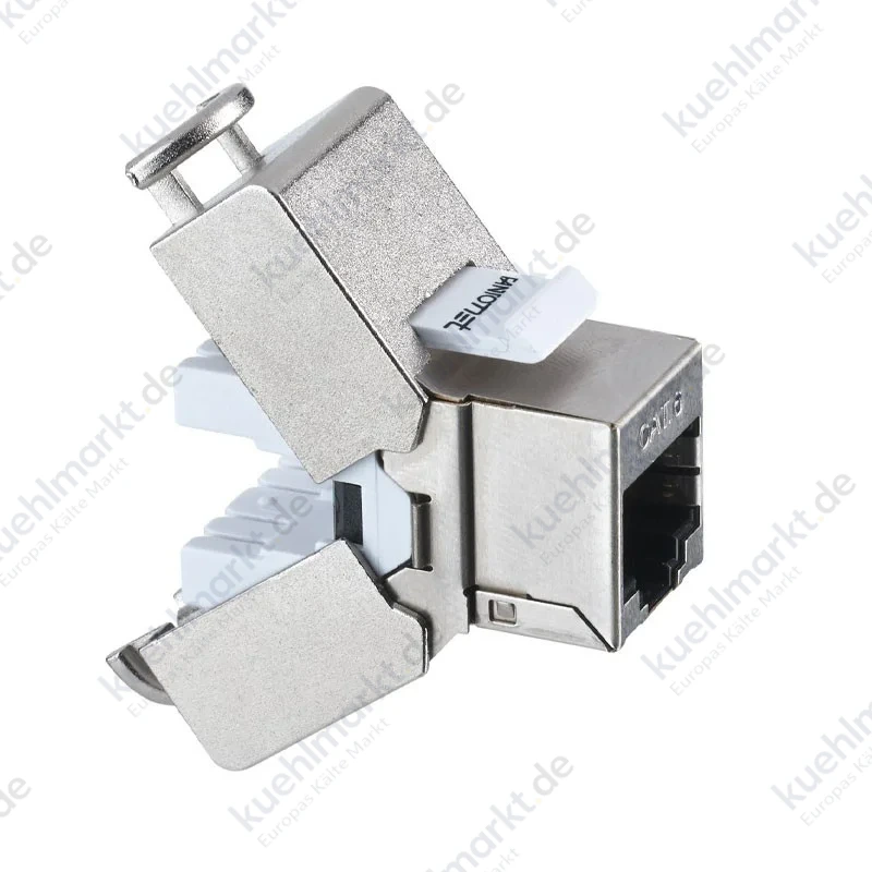 Fanton Vertikale Buchse RJ45 CAT.6 FTP grau 23711