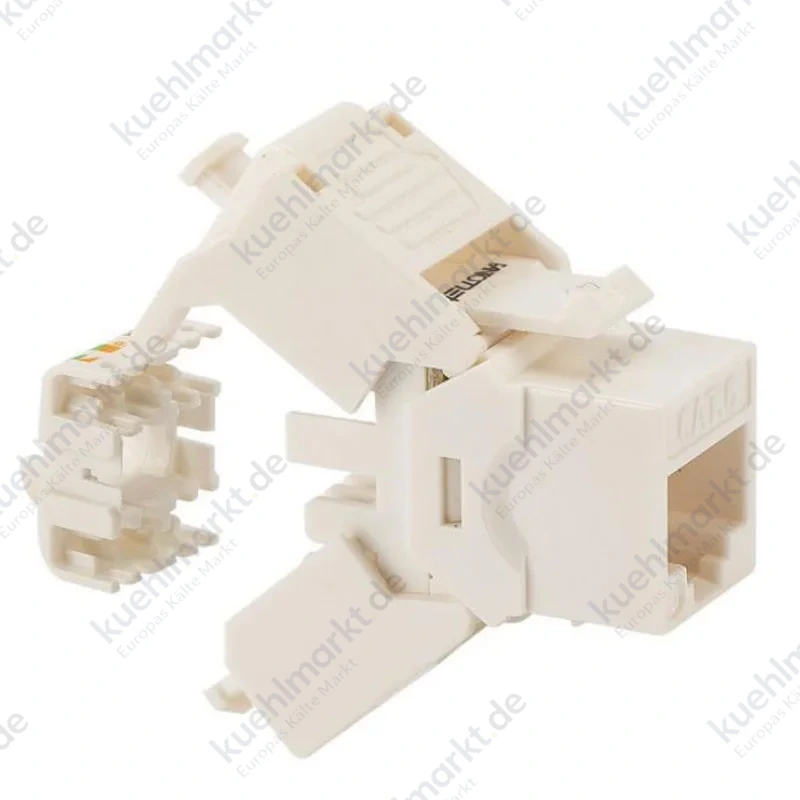 Hochformat Fanton RJ45 UTP CAT.6 weiße mit click-23713