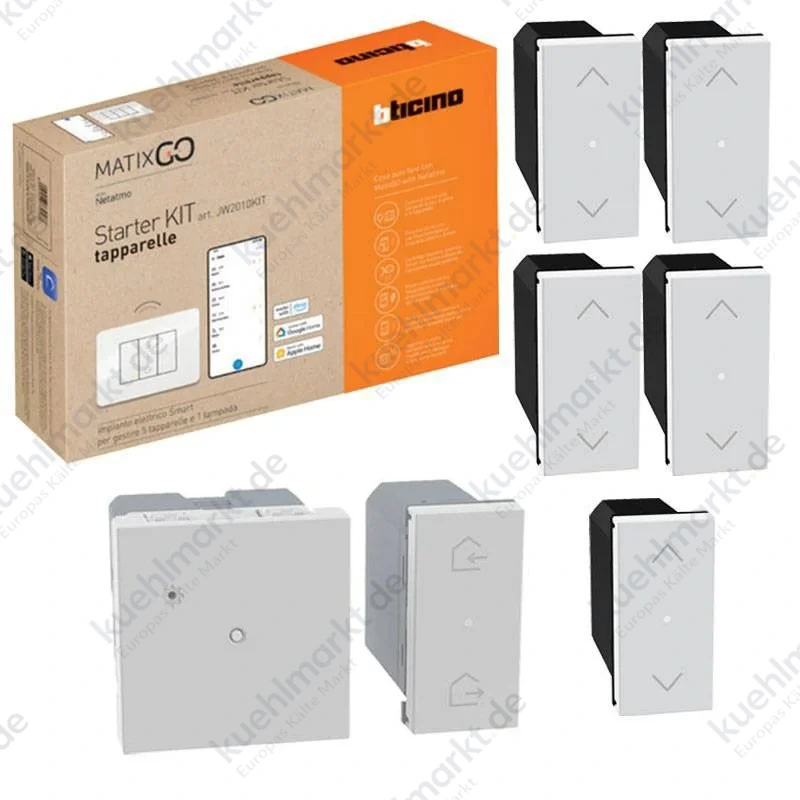 Bticino MatixGO Starter Kit Rollläden weiß JW2010KIT