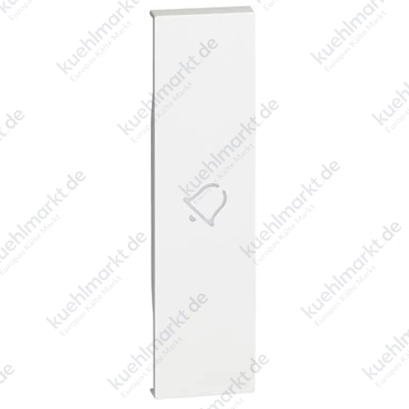 Bticino Cover Living Now mit Glockensymbol 1M weiß KW01D