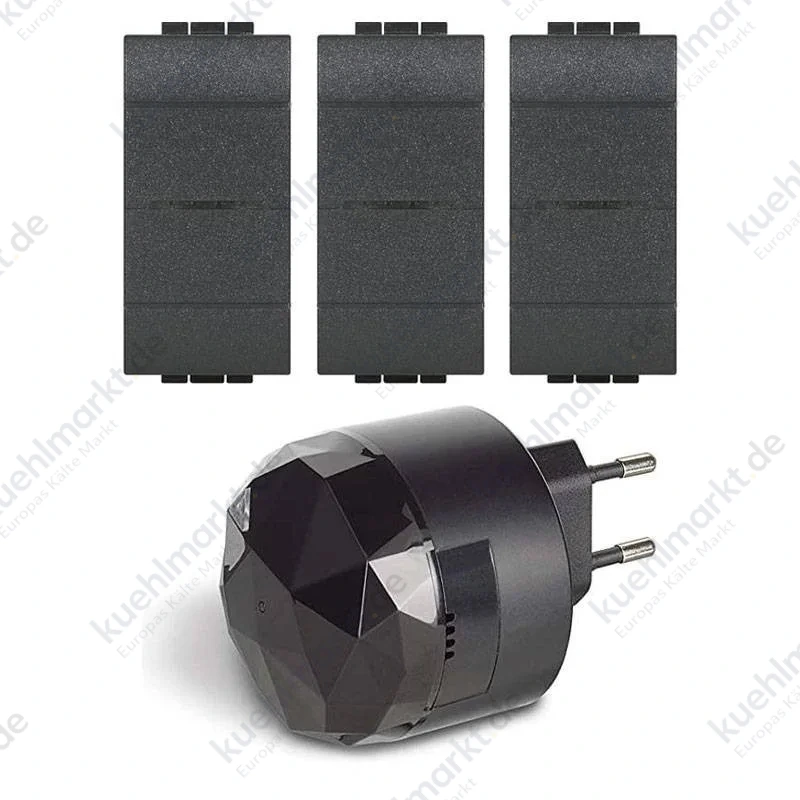 Bticino LivingLight Smart Lichtsatz anthrazitgrau SL3601KIT
