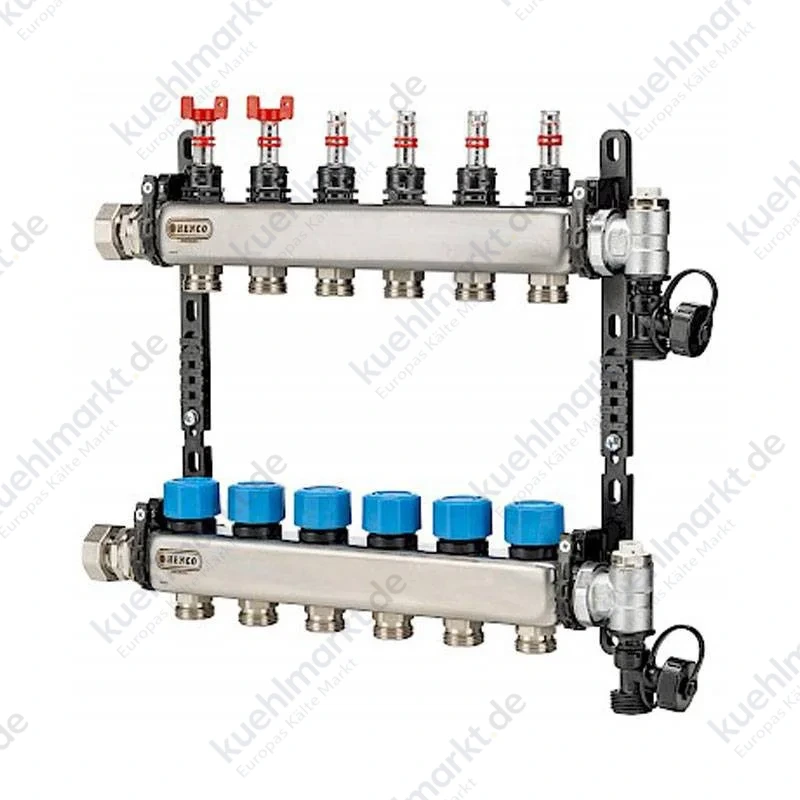 Cappellotto 7-Wege-Verteiler aus Edelstahl UFH5707