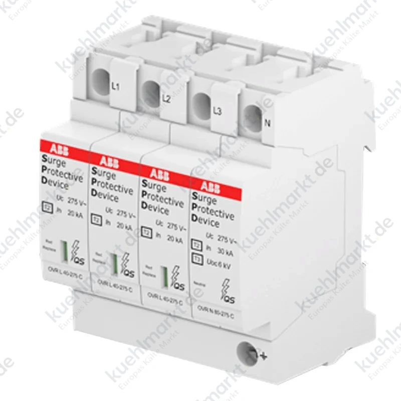 ABB OVR T2 3P+N Überspannungsableiter IMAX 40KA OVR023N40275S