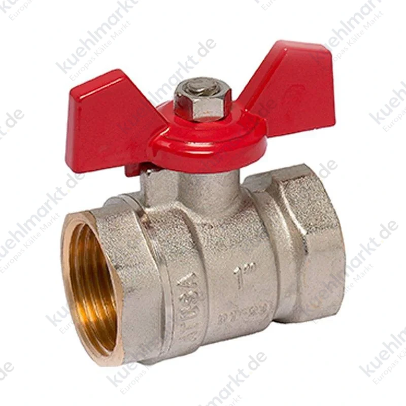 Atusa Kugelhahn mit Flügelgriff I/I 3/4 Rotguss VSR35504