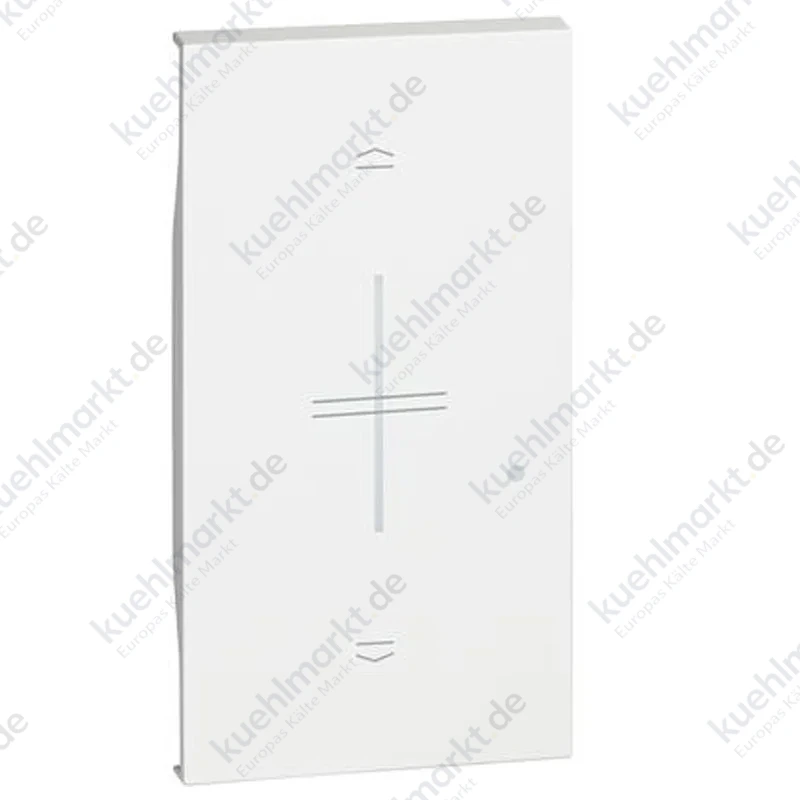Bticino Cover Living Now für angeschlossenen Verschlusssteuerelement K4027C  2 Module weiß KW32M2.