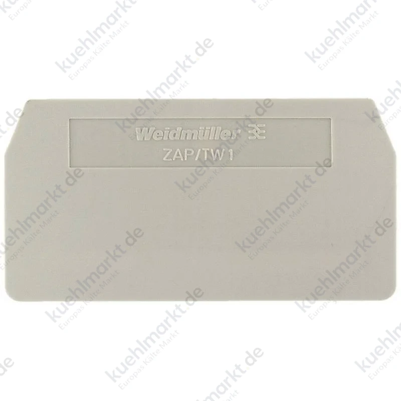 Weidmuller endplatte trennung ZDU2,5 1608740000