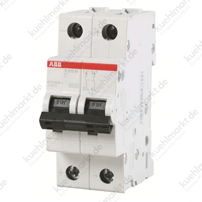 ABB LS-Schalter 2P 20A 10KA C 2M S202M S550314