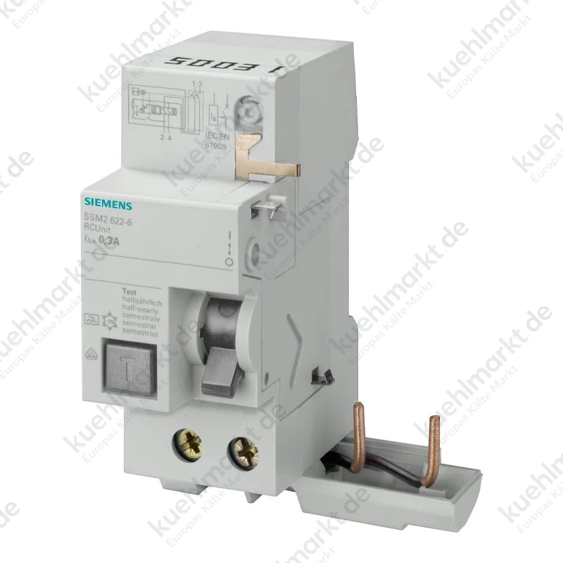 Siemens FI-Block 2P 63A 30mA A 2M 5SL6-SL4 5SM23266