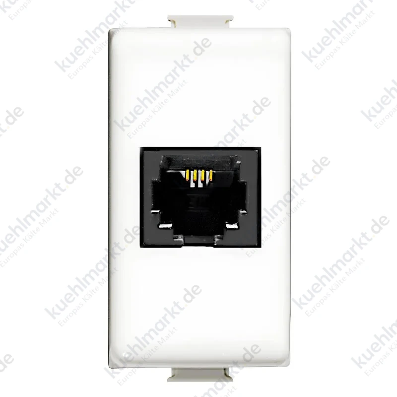 Bticino Matix RJ11 Telefonsteckdose weiß AM5982