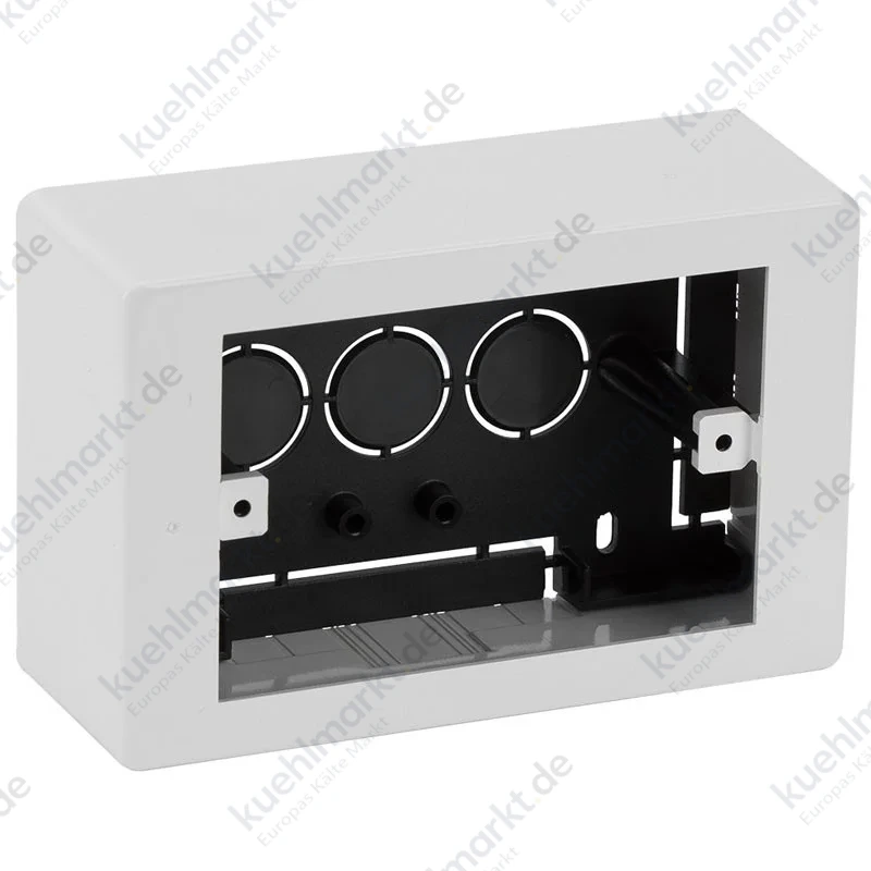 Fanton 503 Außenkasten für rechteckige Platten weiß 23955