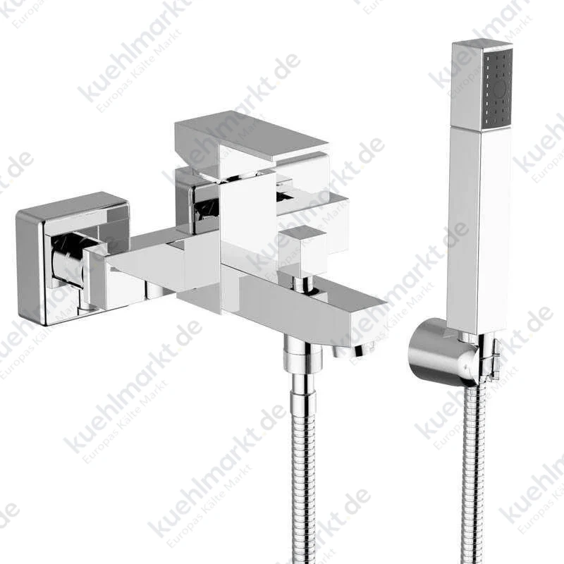 Teorema Pillar Wand-Badewannenarmatur mit Handbrause 8G18111-001