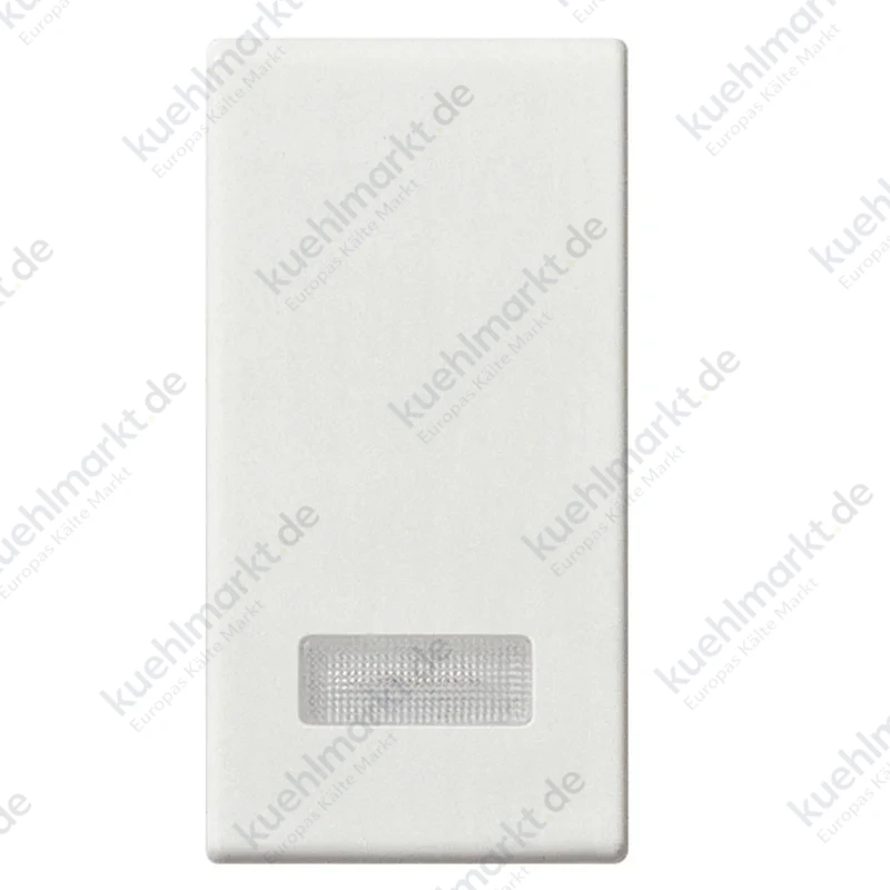 Vimar Plana Wechseltaster mit beleuchtbarem Diffusor Farbe Weiß 14026