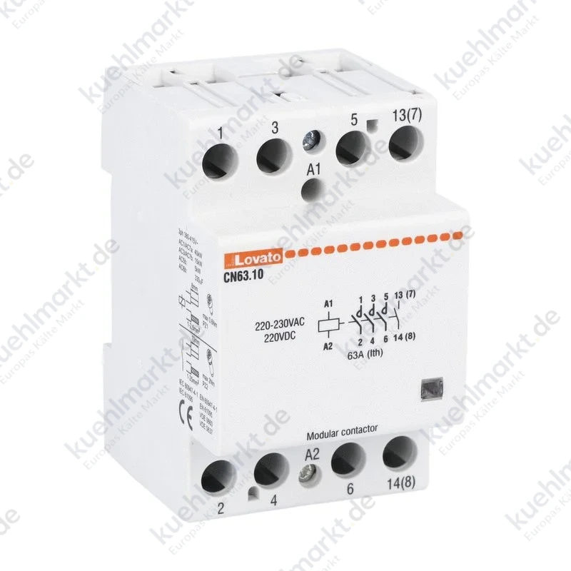 Lovato Modulares Schütz 63A AC1 220VAC 3 Module CN6310220