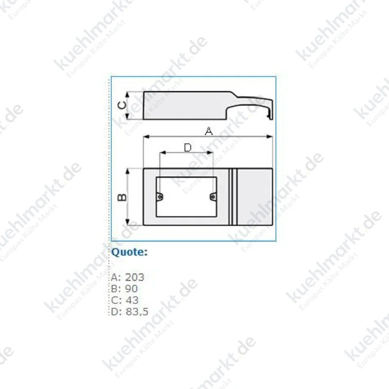 Box 3 Bocchiotti-Module für TCN-Kanal Weiß B03593