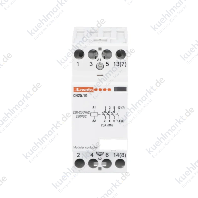 Lovato Modulschütz 25A AC1 4NA 230VAC 2 Module CN2510220