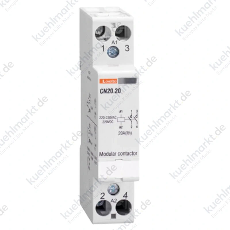 Lovato Modulschütz 20A AC1 2NO 220VAC 1 Modul CN2020220