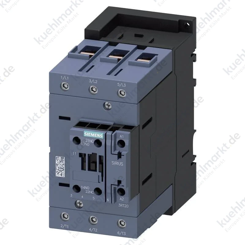 Siemens Sirius Leistungsschütz AC-3e/AC-3 95A 3P 400V AC 3RT20461AV00