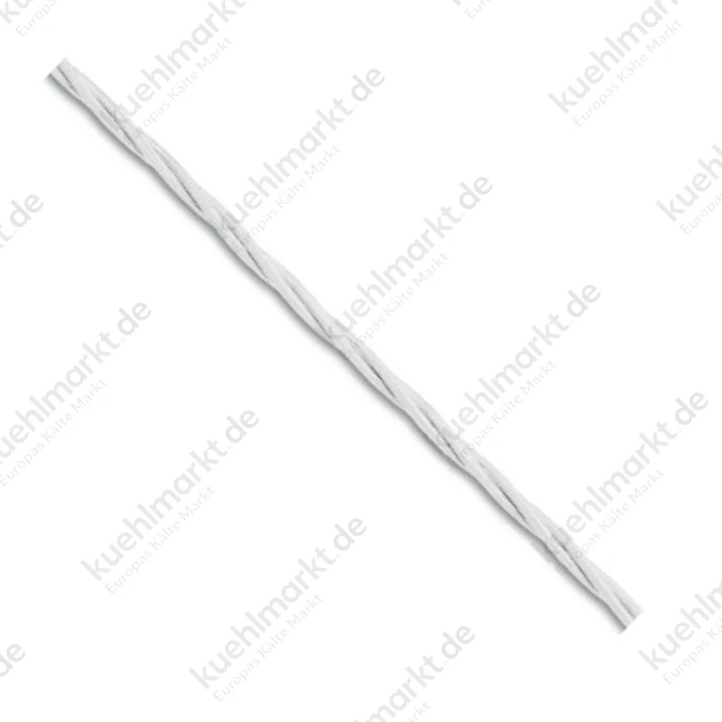 Fanton geflochtenes Seidenkabel 3X1,50 Strang 10 Meter weiß 93808-10