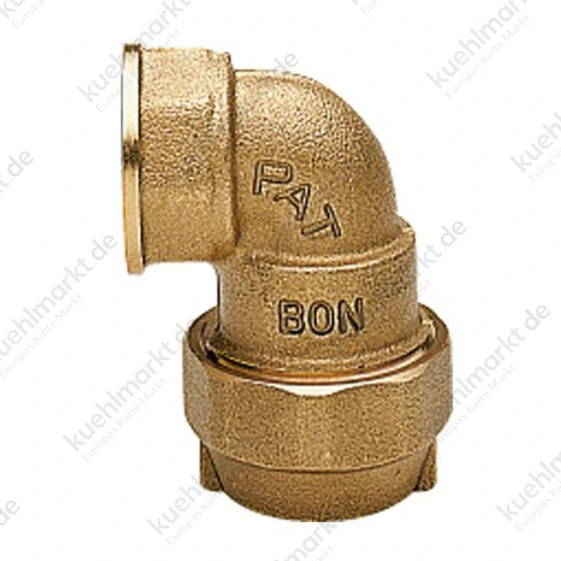 Winkelverschraubung Messing Enolgas Axo Pe für Rohre I 1 1/2 x 50 mm H0306S81