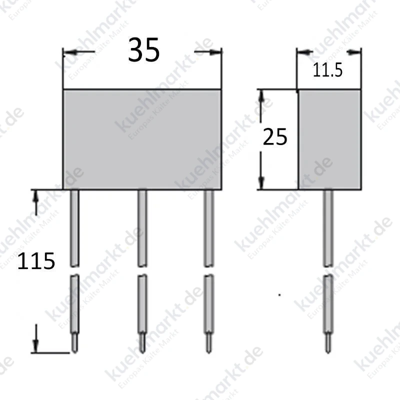 Lovato Überspannungsableiter Typ 3 6kV/3kA 1P+N 230/400V AC SA31NA275MS