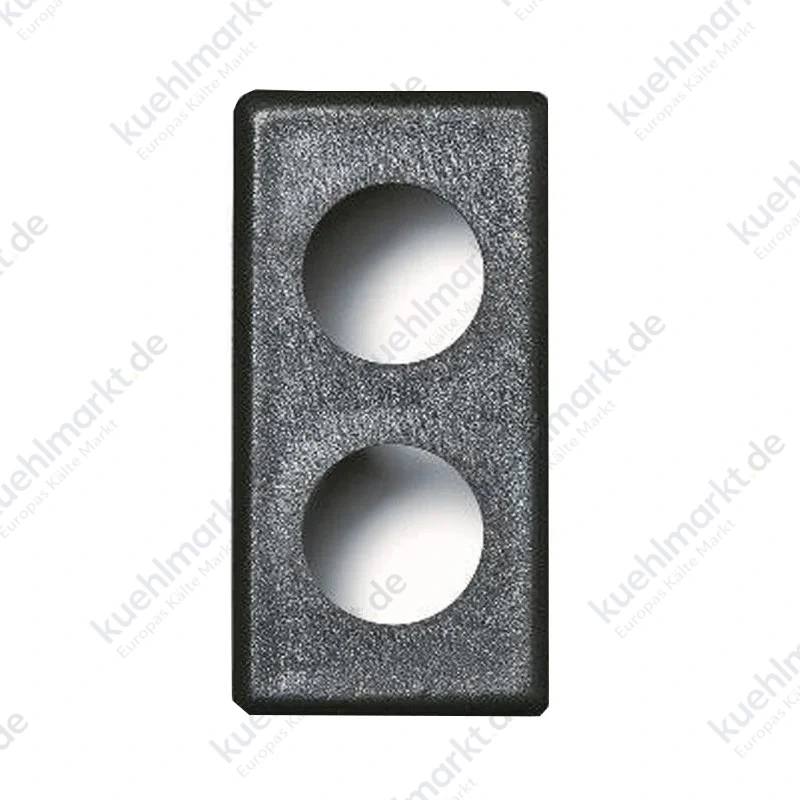 Adapter für TV-Steckdosen Demix Fracarro Bticino Axolute Schwarz 289740