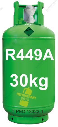 Kältemittel R449A Flasche - 30kg - (T-PED) - 21,8 x 1/14
