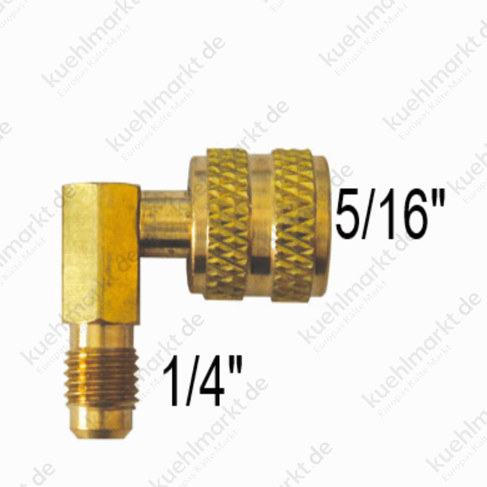 Kugelhahn 90° Winkel 5/16 ″ x 1/4 ″ für 1 – 2 kg Flaschen