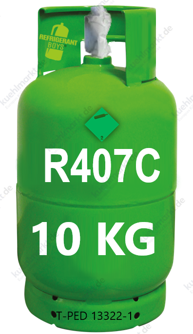 Kältemittel R407C Flasche 10 kg 1/4